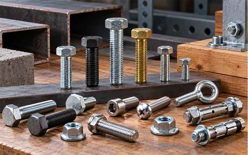Types of Bolts: Their Types, Components, and Use
